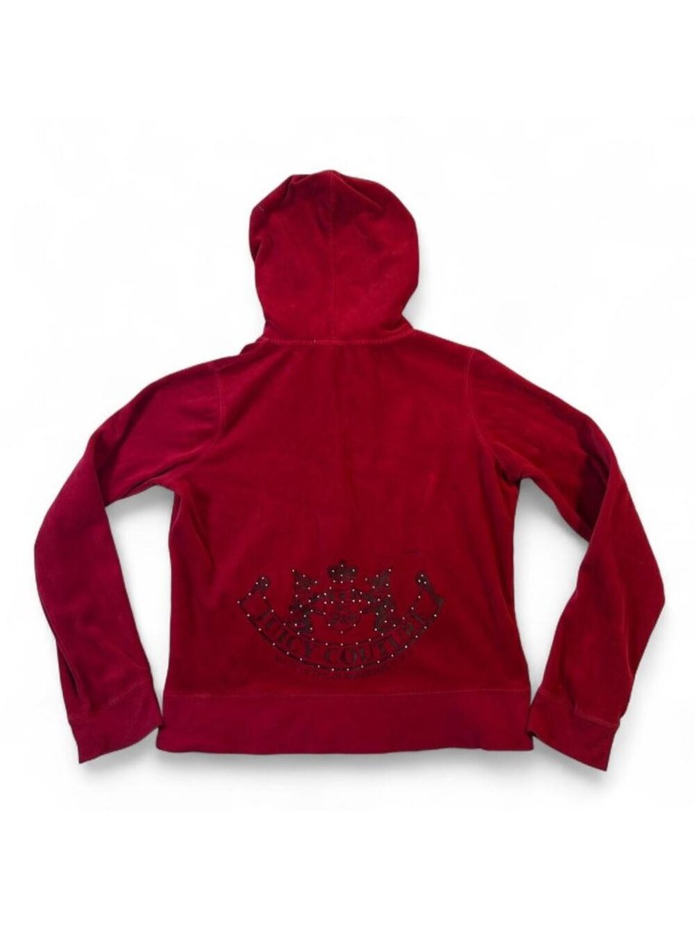 Vintage red bedazzled juicy couture tracksuit top